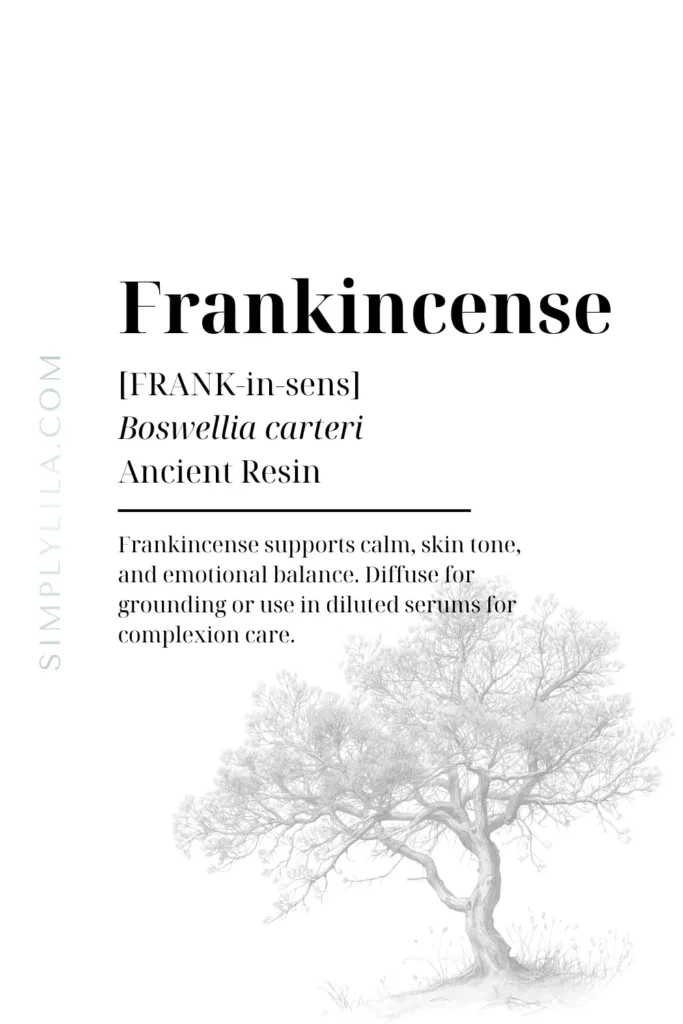 frankincense essential oil benefits Boswellia carteri ancient resin