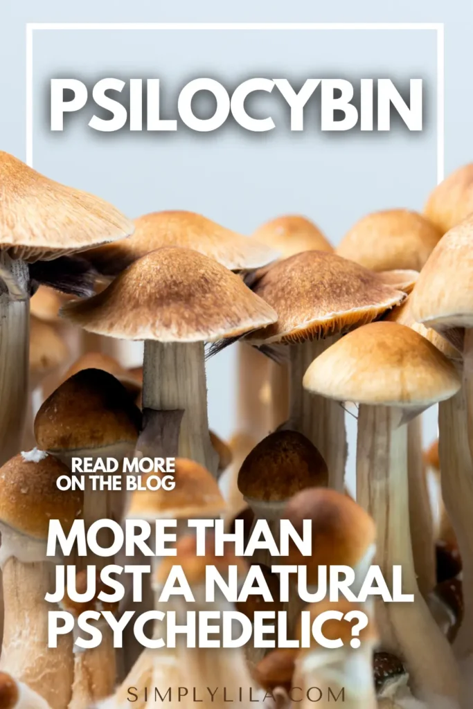 Close-up of psilocybin mushrooms showing their natural golden-brown caps and stems, representing the growing scientific interest in psilocybin’s potential mental-health and consciousness-related benefits.